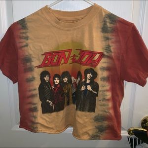 Bon Jovi cropped tee
